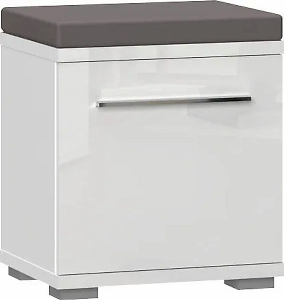 Places of Style Schuhbank "Piano, Sitzbank inkl. Polsterkissen", UV lackier günstig online kaufen