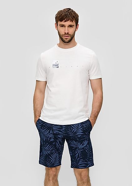 s.Oliver Bermudas Bermuda mit All-over-Print aus günstig online kaufen