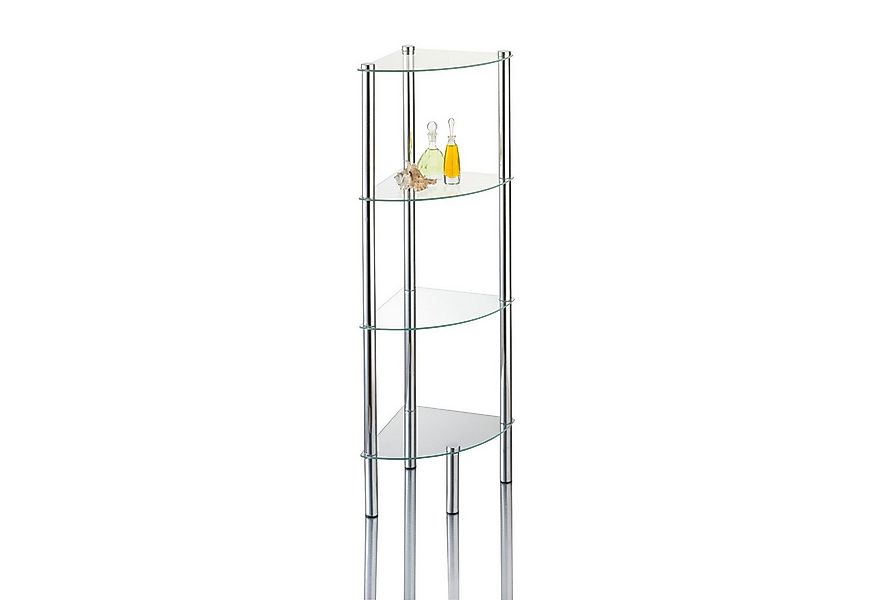axentia Badregal Glas-Eckregal Badezimmerregal Bad-Regal Glasregal, Standre günstig online kaufen