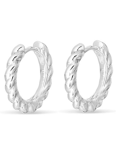 Esprit Paar Creolen ESPRIT Damen-Creolen 925er Silber (Paar), Twisted günstig online kaufen