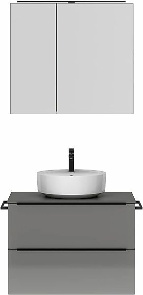 nobilia® Badmöbel-Set »Alvene« vormontiert, mit Soft-Close, 2 Stk. tlg. ink günstig online kaufen