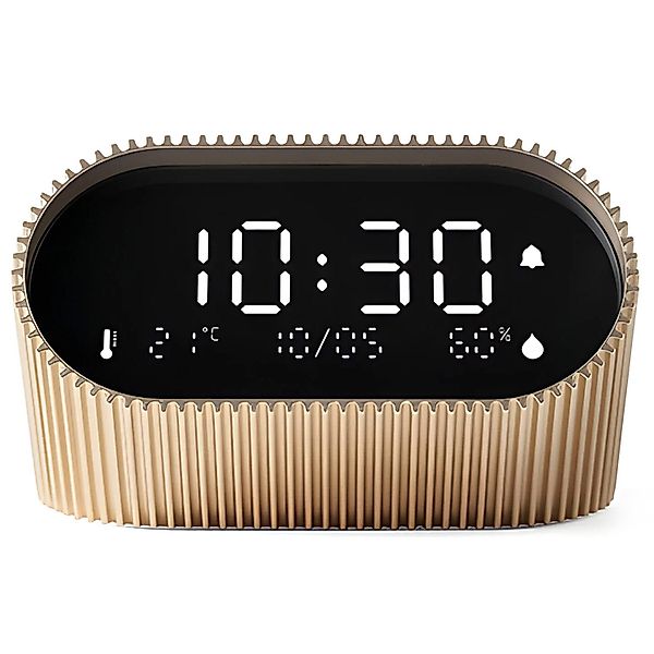 Lexon Quarzwecker Digitalwecker Ray Clock Goldfarben günstig online kaufen