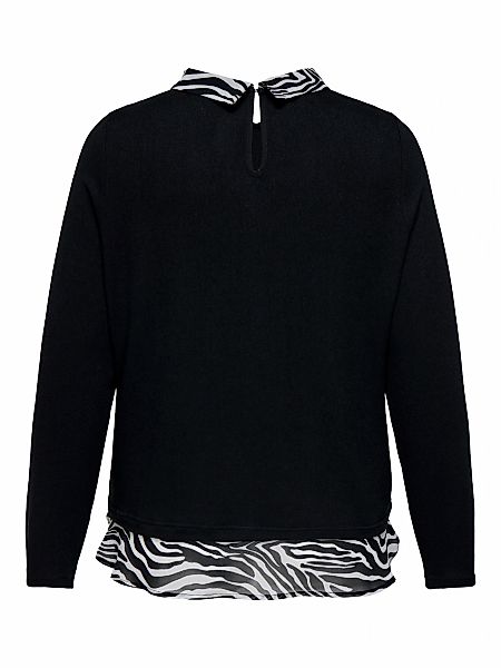 ONLY CARMAKOMA Blusenshirt "CARALBA LS MIX TOP JRS" günstig online kaufen