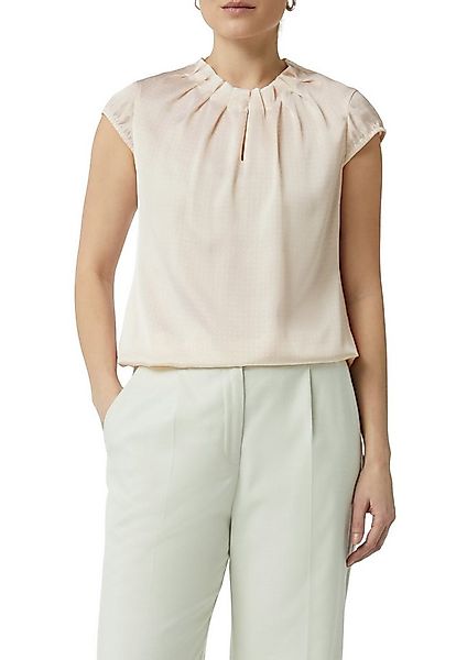 comma Satinbluse mit All-Over-Print günstig online kaufen