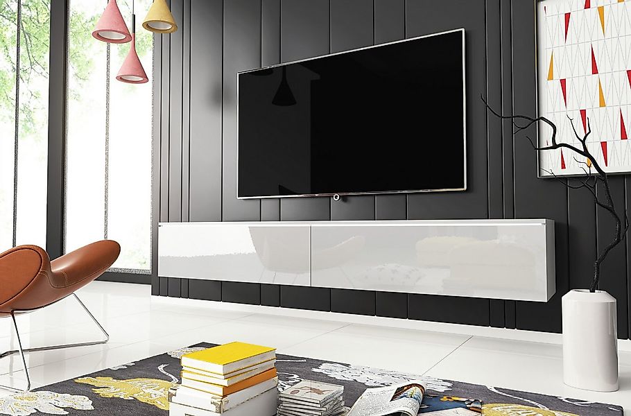 Home affaire Lowboard LOWBOARD VERA, wahlweise mit oder ohne Beleuchtung, M günstig online kaufen