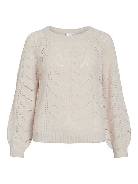 Vila Strickpullover Zeitloses Design mit nahtlosen Details (1-tlg) VITULI O günstig online kaufen