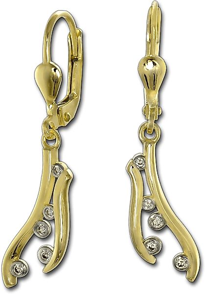 GoldDream Paar Ohrhänger GoldDream Ohrhänger Ranke günstig online kaufen