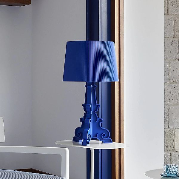 Kartell LED-Tischleuchte Bourgie Mat, blau, Höhe 78 cm günstig online kaufen