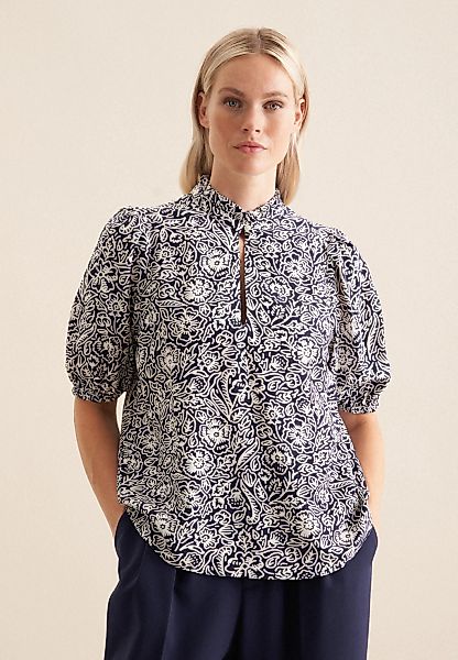 seidensticker Shirtbluse "Schwarze Rose", 1/2 Rundhals Floral günstig online kaufen
