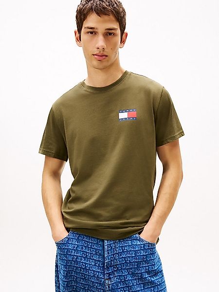 Tommy Jeans T-Shirt TJM SLIM FIT ESSENTIAL FLAG Mit Rundhalsausschnitt günstig online kaufen