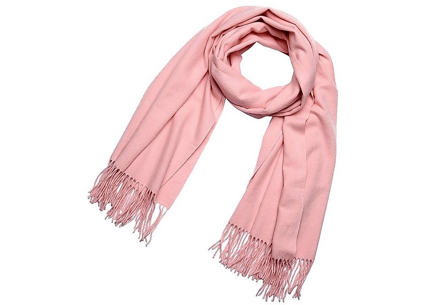 DonDon Schal Schal Winterschal, (1-St), Damenschal, kuschlig weich, mit Fra günstig online kaufen