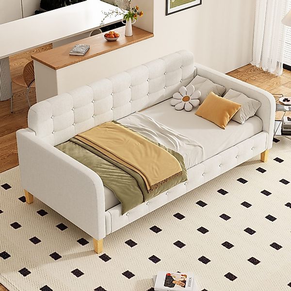 STILVORA Schlafsofa Polsterbett 90×200 mit Lattenrost,Tagesbett günstig online kaufen