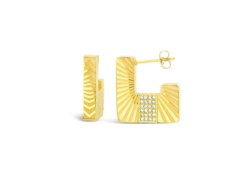 Ars-Argenti Paar Ohrhänger Exklusive Statement Ohrringe doppelt vergoldet 1 günstig online kaufen