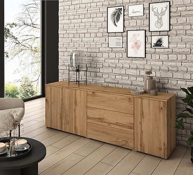 INOSIGN Sideboard "PARIS" 1 Stk. tlg. Moderne 190cm breite grifflose Kommod günstig online kaufen