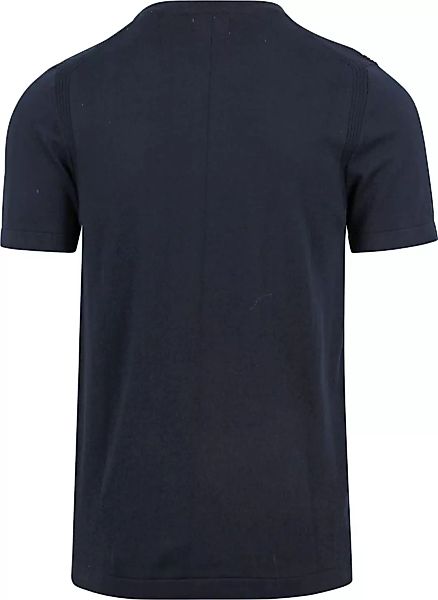 Dstrezzed Knitted T-shirt Dunkelblau - Größe L günstig online kaufen