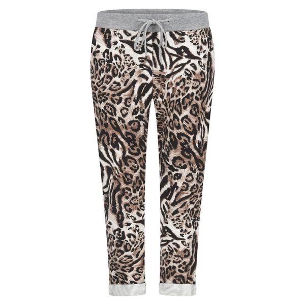 Mississhop Chinohose Damen Hose Blumen Jogginghose günstig online kaufen