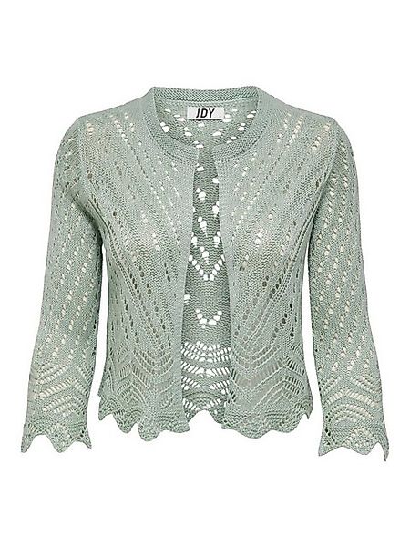 JACQUELINE de YONG Cardigan Kurze Struktur Strickjacke 3/4 Arm Häkelspitze günstig online kaufen