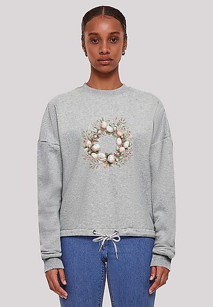 F4NT4STIC Sweatshirt Osterkranz Eierkranz Blumenring Premium Qualität günstig online kaufen