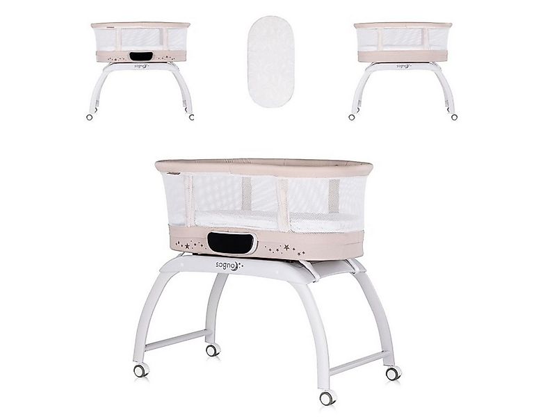 Chipolino Komplettbett Beistellbett Sogno 2 in1, Spieltisch, Fernbedienung, günstig online kaufen