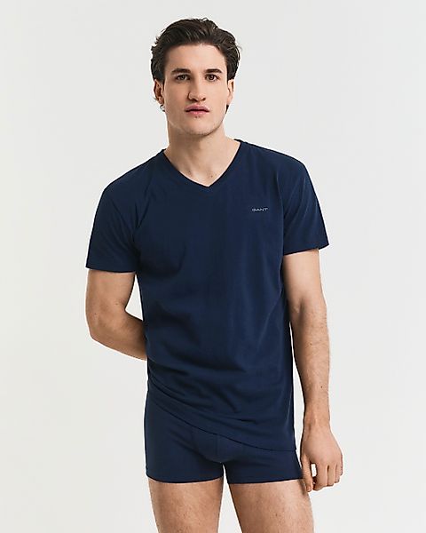 Gant Kurzarmshirt "V-NECK T-SHIRT 2-PACK", Mit V-Ausschnitt günstig online kaufen