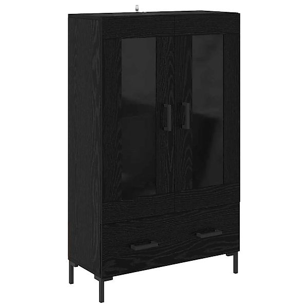 vidaXL Highboard Schwarz Eichen-Optik 69,5 x 31 x 115 cm Holzwerkstoff 8825 günstig online kaufen