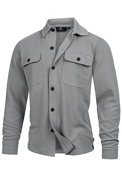 Indicode Langarmhemd INNello Elegantes Overshirt mit günstig online kaufen