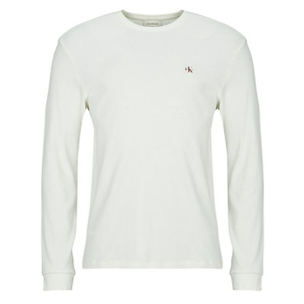 Calvin Klein Jeans  Langarmshirt LS WAFFLE BADGE CREWNK TEE günstig online kaufen