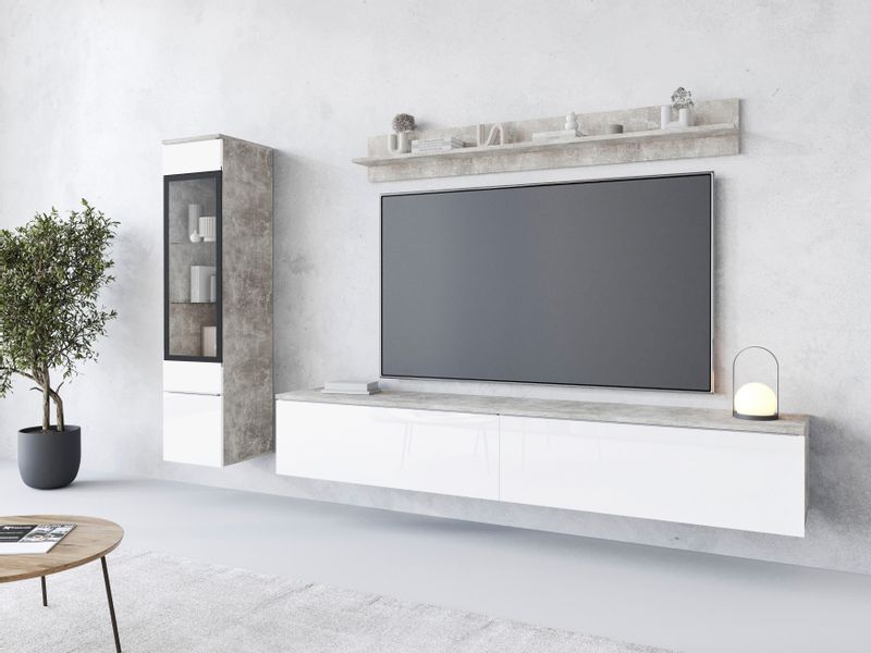 INOSIGN Wohnwand VERA I, Vitrinen Türanschlag günstig online kaufen