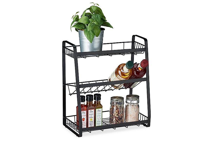 relaxdays Gewürzregal 3 Etagen stehend günstig online kaufen