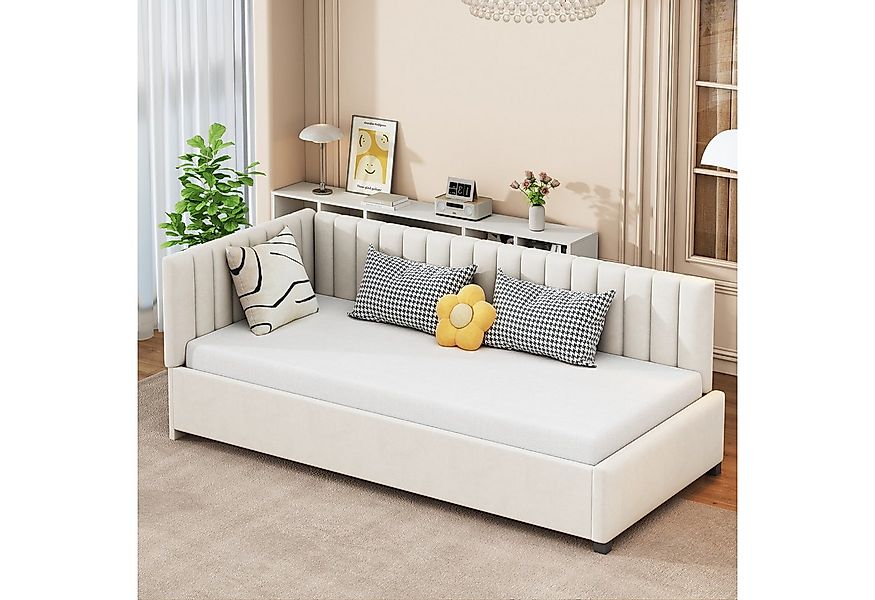 STILVORA Daybett 90×200 Schlafsofa Polsterbett mit Lattenrost,Bettgestell o günstig online kaufen