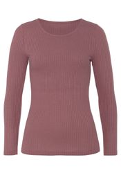 LASCANA Langarmshirt in modischer Piqué-Optik aus günstig online kaufen
