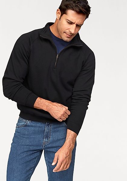 Fruit of the Loom Sweatshirt mit Reißverschluss günstig online kaufen
