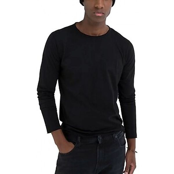 Replay  T-Shirts & Poloshirts Langrmliges T-Shirt mit regulrer Passform in günstig online kaufen