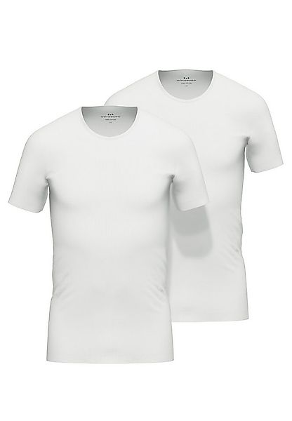 GÖTZBURG Unterziehshirt GÖTZBURG Herren Shirt weiß uni 2er Pack (2-St) günstig online kaufen