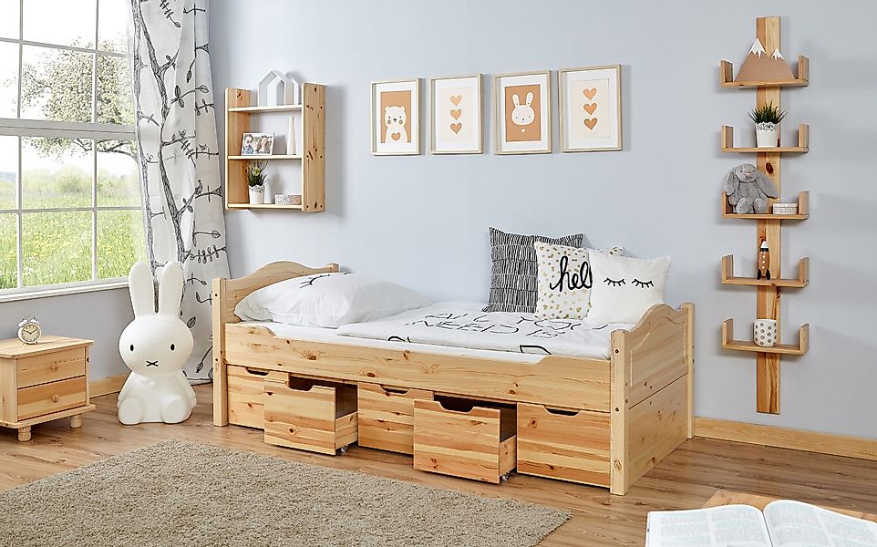 Ticaa Daybett "Leni" mit 5 Schubkästen günstig online kaufen