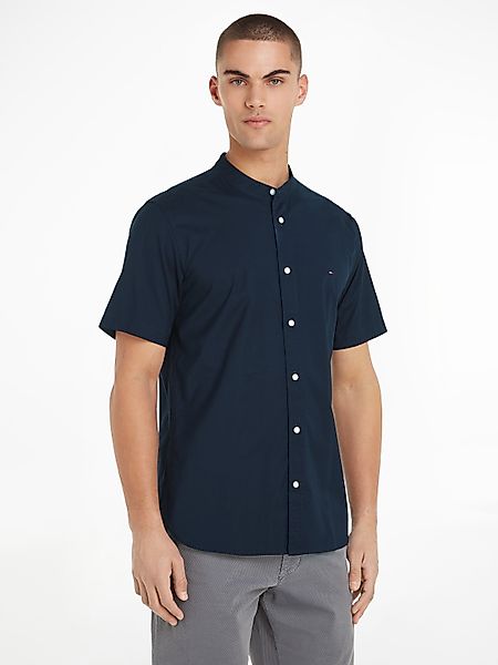 Tommy Hilfiger Kurzarmhemd FLEX POPLIN MAO günstig online kaufen