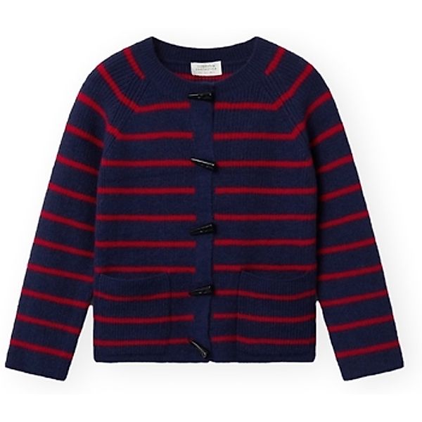 Compania Fantastica  Pullover COMPAÑIA FANTÁSTICA Cardigan 10159 - Navy/Red günstig online kaufen
