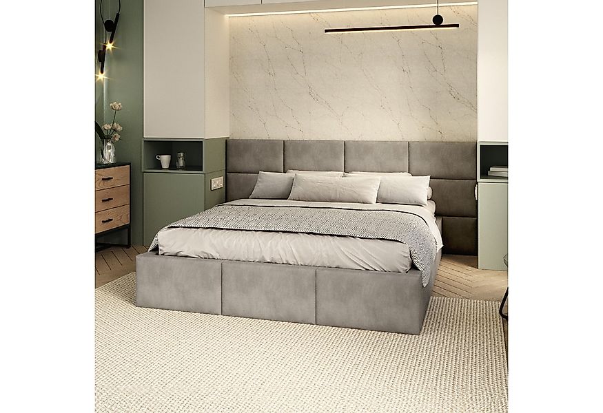 FDM Polsterbett DORIS Bettgestell 90x200, 120x200, 140x200, 160x200, 180x20 günstig online kaufen