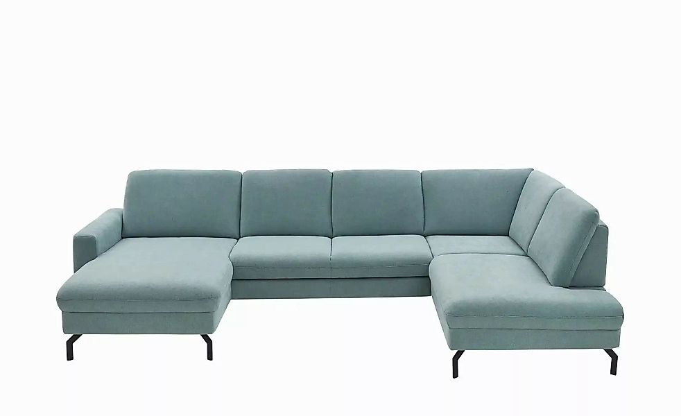 meinSofa Wohnlandschaft  Grace ¦ blau ¦ Maße (cm): B: 337 H: 89 T: 220 Pols günstig online kaufen