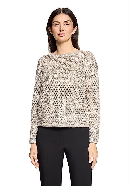 Betty Barclay Strickpullover Damen mit Lochmuster (1-tlg) günstig online kaufen
