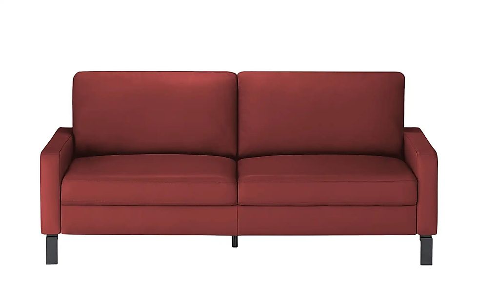 Max Schelling Ledersofa mit Winkelfüßen Maximum ¦ rot ¦ Maße (cm): B: 164 H günstig online kaufen