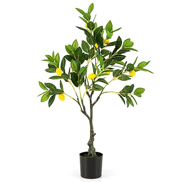Kunstbaum, COSTWAY, Höhe 80 cm, Zitronenbaum günstig online kaufen