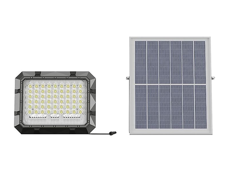 Solar-Leuchte mit separatem Panel - zum Abringen an der Wand oder Aufstelle günstig online kaufen