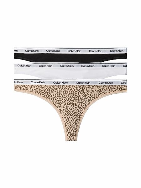 Calvin Klein Underwear Tanga "THONG 3PK" Packung, 3er-Pack, Körpernahe Pass günstig online kaufen