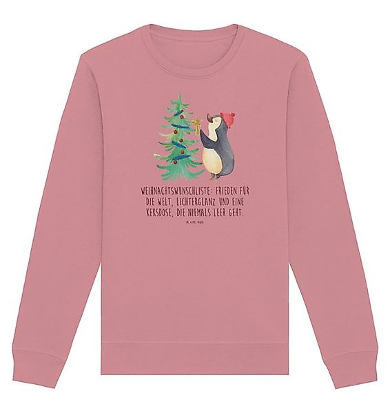 Mr. & Mrs. Panda Longpullover Pinguin Weihnachtsbaum Größe M - Canyon Pink günstig online kaufen