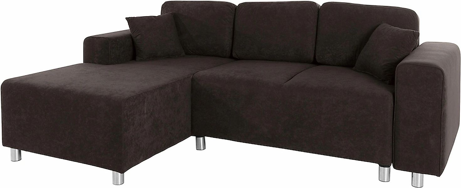 Home affaire Ecksofa "Györ" L-Form, wahlweise mit Bettfunktion und Bettkast günstig online kaufen