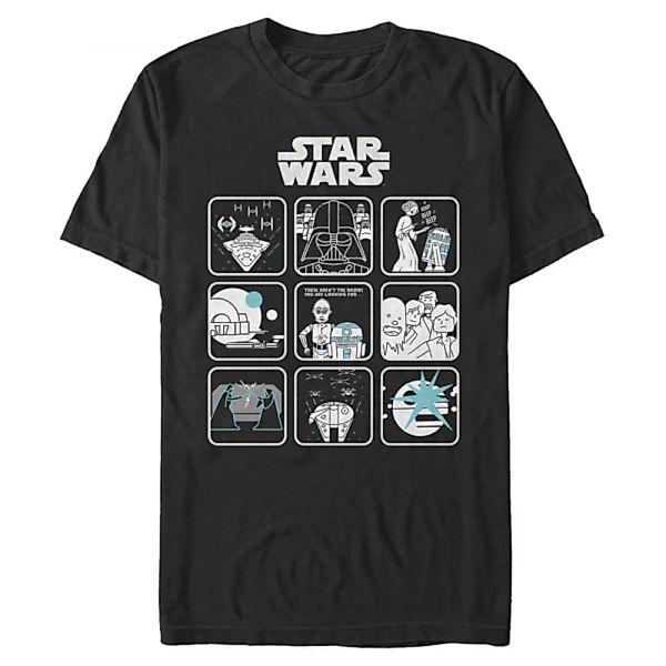 Star Wars - Eine neue Hoffnung - Gruppe Episode Four Story - Männer T-Shirt günstig online kaufen