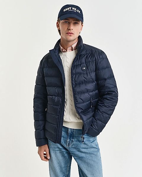 Gant Steppjacke "LIGHT DOWN JACKET", 2-Wege-Reißverschluss, Übergangsjacke, günstig online kaufen