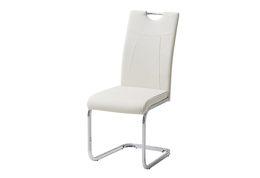 HTI-Living Esszimmerstuhl Esszimmerstuhl Beige Kunstleder Kelly C (Set, 1 S günstig online kaufen