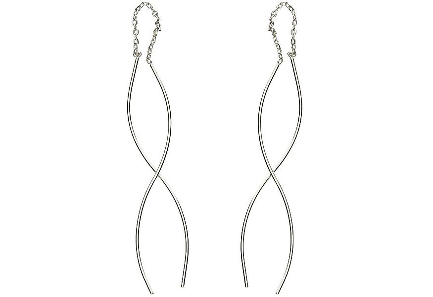 LÖB Paar Ohrhänger Durchzieher 925 Silber Spirale Ohrringe Hängend Modern M günstig online kaufen